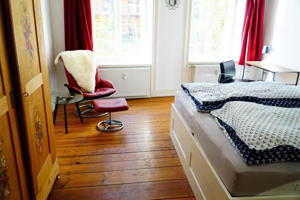 Großzügige 185m2-Altbauwohnung in Bestlage 7Zimmer-2Bäder-2Küchen-2WCs Hamburgo Exterior foto